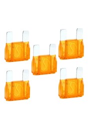 MAS King Auto Parts 5 Pcs 40 Amp Large Blade Style Maxi Fuse for Car RV Boat Auto 12V only