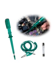 Circuit Tester, Circuit Breaker Detector with Extended Spring Test Lead and Sharp Puncture Probe, 6-24V Circuit Tester, Automotive Current Tester for Various Vehicles