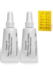 Gladwise Espresso Machine Grease 2 PACK - Coffee oil 5g Tube for all Saeco, Phillips and Gaggia Expresso Machines. HD8869 Maintenance Kit for Cleaning and Lubricant