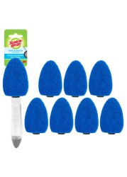 Scotch-Brite Non-Scratch Dishwand Kit, Includes 1 Dish Wand &amp; 7 Dish Wand Sponge Refills, Best for Nonstick Pots and Pans, Keep Hands Out of the Mess, Dish Cleaning Wand, Dish Soap Wand, Dish Brush