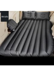 Generic-Car Travel Inflatable Mattress Air Bed Cushion Portable Camping Universal for SUV Extend Air Couch with Two Air Pillows