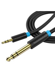 Vention 1/8&quot; to 1/4&quot; Male to Male Stereo Cable 3.5mm TRS to 6.35mm Audio Cable Guitar to Aux Male Cord for Cellphone, Amplifiers, Guitar, Laptop, Home Theater Devices, Speaker (3M/10ft)