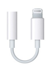 Generic Lightning To USB 3.5mm Headphone Jack Adapter White