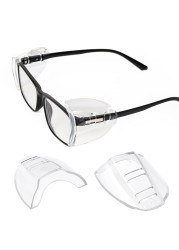 YunTuo 20 Pairs Eye Glasses Side Shields for Prescription Glasses, Slip on Clear Side Shield- Fits Small to Large Eyeglasses