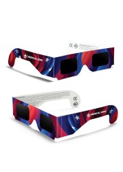 Medical king Solar Eclipse Glasses (2 pack) 2024 CE and ISO Certified Safe Shades for Direct Sun Viewing approvd 2024