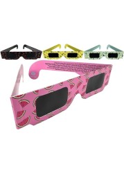 Tember Solar Eclipse Glasses - CE and ISO Certified - AAS Approved - USA 2024 Total Solar Eclipse Viewing Sunglasses - Adults or Kids (4 Pack) - Fit Over