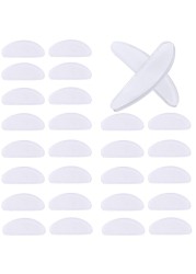 TOODOO18 Pairs Eyeglasses Nose Pads Glasses Adhesive Silicone AntiSlip Nosepads for Eyeglass Glasses Sunglasses Transparent 15mm