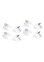 Healvian 4 Pairs Flank Protector Side Shields for Sunglasses Clear Glasses Safety for Glasses Clip on Safety Glasses Eyeglasses Side Safety Glasses Side Shields Glasses Cover