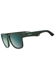 goodr Mint Julep Electroshocks Polarized Sunglasses for Men &amp; Women, Large Sized (BFG), Dark Green Solid Frame with Green Gradient Lenses, UV400 Protection, No Slip, No Bounce