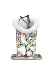 Fintie Plush Lined Eyeglasses Holder with Magnetic Base PU Leather Glasses Stand Case