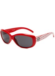 Roxy Girls&#39; Dixie Chic Sunglasses, Pink Print Frame/Grey Lens, one Size