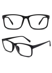 Happy Store CN12 Casual Fashion Basic Square Frame Clear Lens Eye Glasses