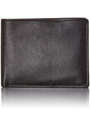Perry Ellis Mens Gramercy Passcase Wallet Black One Size