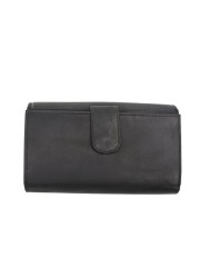 Gai Mattiolo Stylish Leather Wallet for Men - Black, Size 17.5 x 9.5 x 3