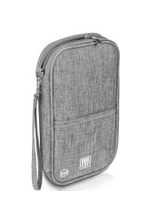 BOACAY Travel Document Organizer with RFID, Family Passport Holder, Wallet for Women &amp; Men, Portable &amp; Waterproof Case for Cards, Boarding Pass, Money
