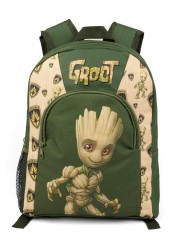 Marvel Guardians of the Galaxy Kids Backpack Boys &amp; Girls Green Rucksack with Adjustable Straps Baby Groot School Bag