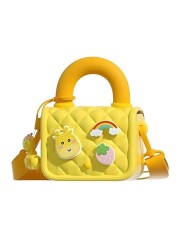 Cartoon Soft Silicone Bag Handbag cross body Purse Sweet Birthday Gift for Children Girls Sling Bag for Women, StylishBag, Purse for Girls, Side Bag for Girls, Hand Bag for Girls.