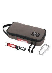 Rough Enough Small Tool Bag Pouch Canvas Portable Box Organizer Case with Zipper Handle for Motorcycle Bike
