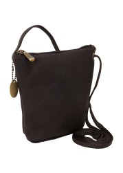 David King &amp; Co. Top Zip Mini Bag 518, Caf&eacute;, One Size