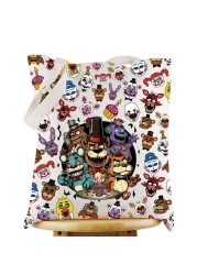 WZMPA Freddy Bear Cosmetic Bag Horror Movie Inspired Gifts Freddy Fazbear Makeup Zipper Pouch Bag For Movie Fans (Freddy Bear-T)