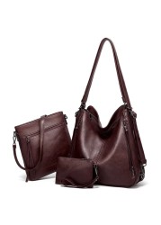HUGGI PU leather hand bag for women shoulder bags for women with strap &amp; zipper ladies purse for birthday, anniversary, thanks giving purse and handbag combo (Burgundy)