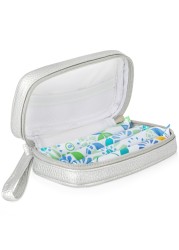 Cute Tampon Storage Bag Tampon Holder for Purse Tampon Organizer Bag with Handle PU Leather Tampon Pouch Small Case for Feminine Products with Zipper Period Bags for Teen Girls Women