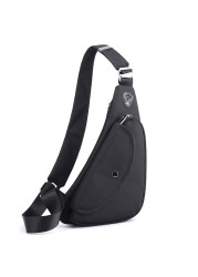 Peicees Sling Bag For Men Women Small Crossbody Backpack Shoulder Bag Man Purse Chest Bag For Hiking Travel