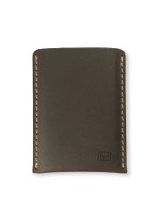 Modern Carry Leather Minimal Card Holder, Minimalist Wallet for Men &amp; Women, Thin Credit Card Holder, Small Business Card Holder, Card Holder Wallet, Front Pocket Card Wallet - Full Protection (Brown)