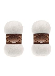Alize Angora Gold Simli 5 Metallic 20 Wool 75 Acrylic Lot of 2 skn 200gr 1100 ydsYarn Thread Crochet Lace Hand Knitting Turkish Yarn 450 Pearl