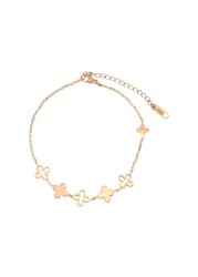 Aiwanto Flower Pattern Anklet Ankle Chain