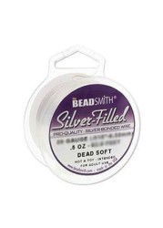 The Beadsmith Silver Filled Wire 20 Gauge Dead Soft Round 05 oz 937ft