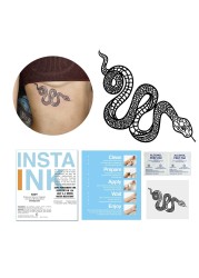 5X2Y Tattoo Tech, Long Lasting Temporary Tattoos, Last 1-2 Weeks, Waterproof, Semi Permanent Tattoo, Realistic look, No Adhesive, No reflection (Snake)