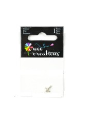 Wee Creations 1Piece Cross Charm Silver