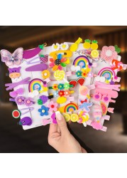 SKYNEO Baby Hair Clips Pin Barrettes for Girls Toddler Girls Accessories Kids Clips Styling Flower Rainbow Candy Fruits Butterfly Cute 42 Pieces