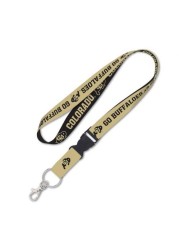 WinCraft Colorado Buffaloes Lanyard with Detachable Buckle, 1&quot; - Go Buffaloes