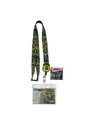 Marvel Loki Lanyard with Zip Lock Card Holder, Multicolor, 3