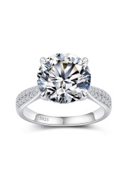 Elio Passero 2CT Moissanite Engagement Rings for Women,Women&#39;s halo Engagement Moissanite Promise Rings 925 Sterling Silver with 18K White Gold Plated,D Color VVS1 Moissanite Ring Size 6