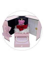 YONGMAN Freshwater Cultured Pearl Necklace Set Includes Stunning Stud Earrings and Luxury Gift Box Jewelry Set for Women