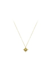 Aiwanto Necklace Gold Neck Chain With Simple Pendant Womens Gilrs Fashion