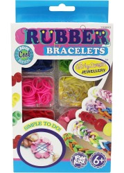 Rubber Bracelets Kit, Loom Bands, DIY Craft for Kids