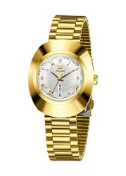 OLEVS Womens Watches Gold Analog Diamond Tungsten Steel Luxury Dress Classic Ladies Calendar Week Wrist Watches for Women