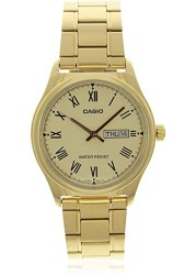 Casio - Watch Analogue Display And Stainless Steel Strap MTP-V006G-9B