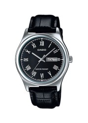 Casio - Men&#39;s Leather Analog Quartz Watch MTP-V006L-1BUDF