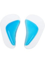 Aiwanto 2 Pairs Flat Foot Arch Orthotic Support Shoe Insole Silicone Pads Cushion Insert Size (2Pcs / pair)