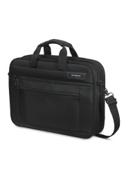 Samsonite Classic 2.0, Black, 17&quot; 2 Compartment Briefcase