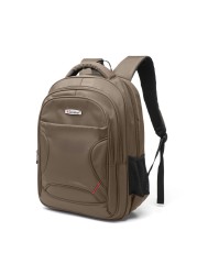 Senator Backpack 18.5 Inch Unisex Nylon Lightweight Water Resistant with Laptop Compartment for Travel Business College School bag, Casual Hiking Travel Daypack KH8105 Beige