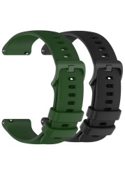 NELUMBO Silicone Rubber Watch Bands, Quick Release Premium Soft Rubber Replacement Straps for Men and Women 18mm 20mm 22mm (2pcs) (18MM, Green+Black)