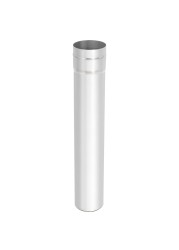 Soomloom Titanium Chimney Pipe dia63mm 1pcs Campfire Wood Stove Smoke Exhaust pipe Easyassembly Lightweight Durable Outdoor Flue Stack Vent Pipe