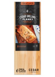 Fire Flavor 15 Cedar Grilling Planks 2 count
