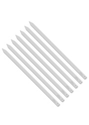 Goutime Kabob Skewers, 27 Inch,1 Inch Wide Stainless Steel Flat BBQ Barbecue Kebab Skewers,No-Wood Handle,for Persian,Brazilian,Koobideh Grilling,Set of 7 with Storage Bag